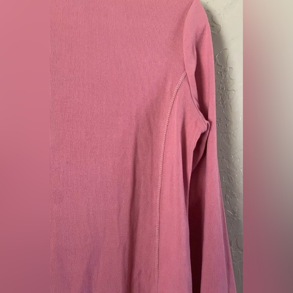 Collection L Women’s Size 4 (Small) Dusty Rose Button-Up Organic Cotton Cardigan - Picture 8 of 10